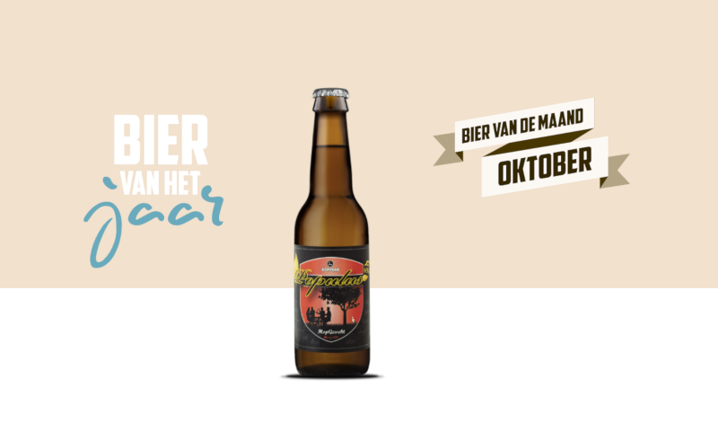 Hopgewekt van Populus 6921 en Kompaan is het Mitra bier van de maand Hopgewekt van Populus 6921 en Kompaan is het Mitra bier van de maand